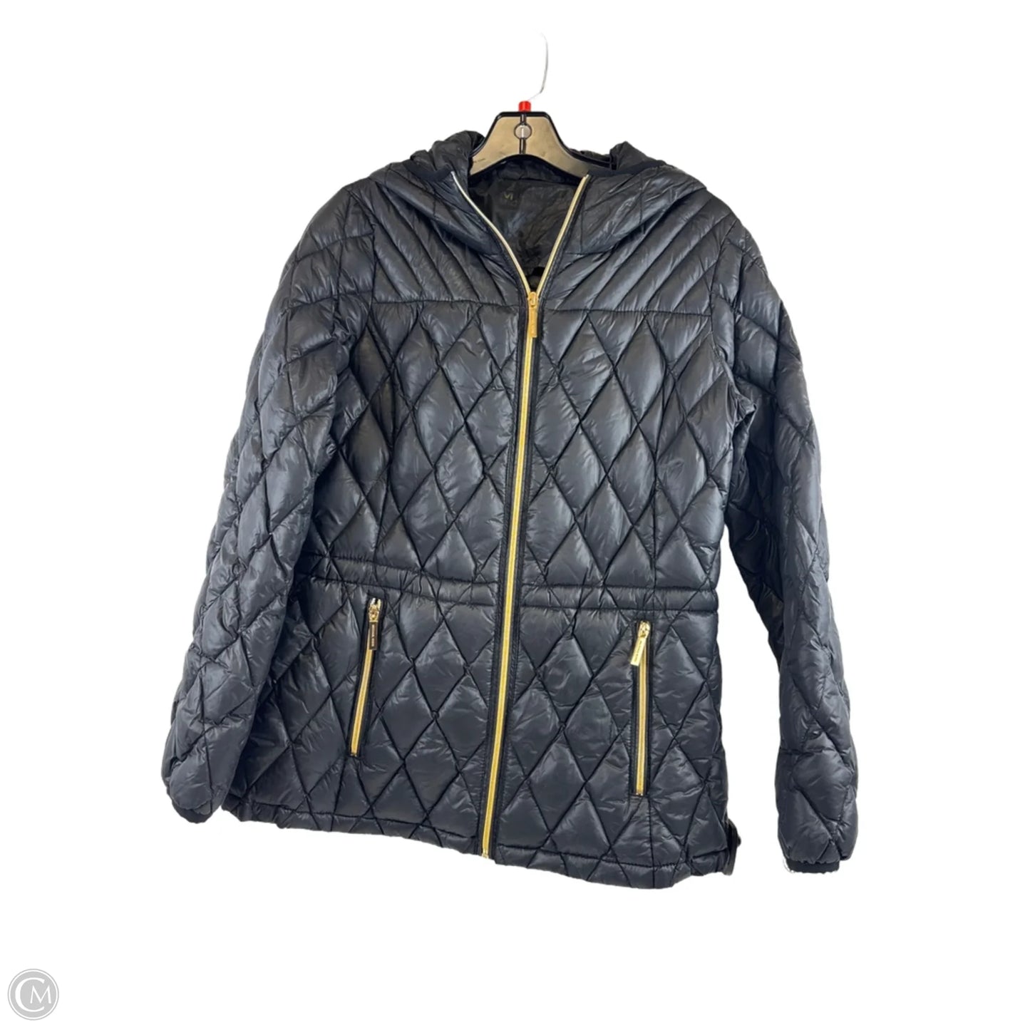 Jacket Puffer & Quilted By Michael By Michael Kors In Black, Size: S