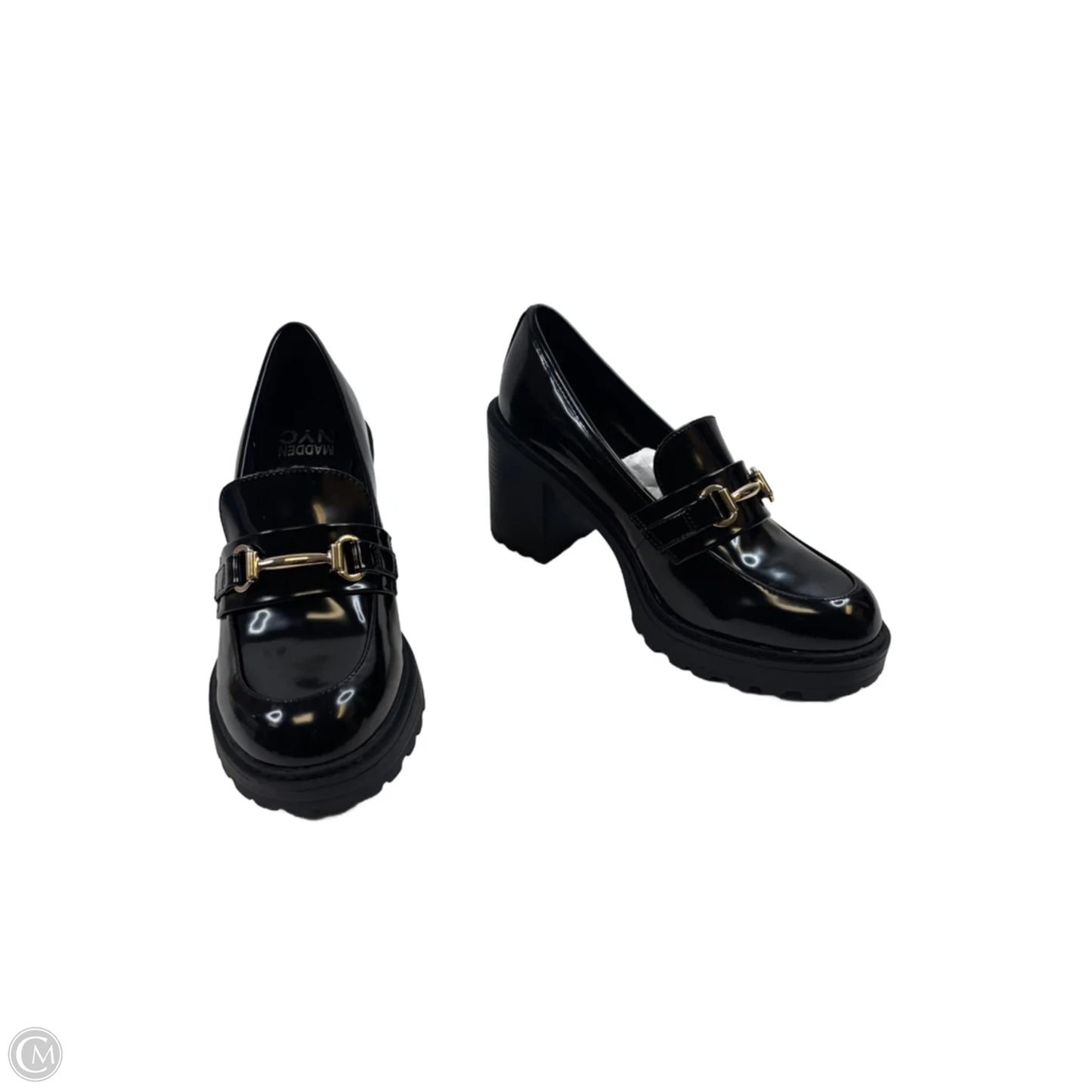Shoes Heels Block By Madden Nyc In Black, Size: 10