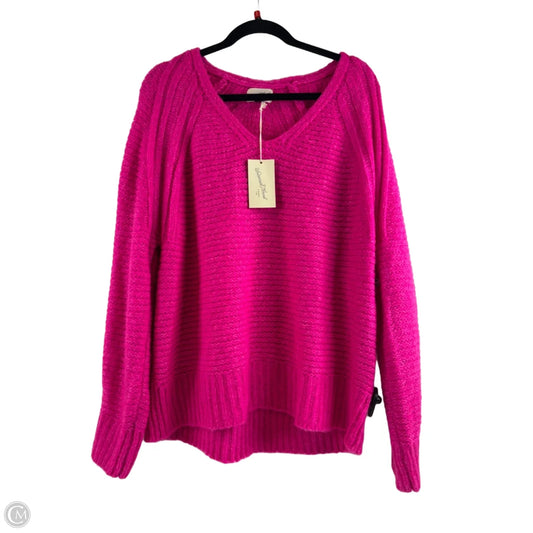 Sweater By Universal Thread In Pink, Size: L
