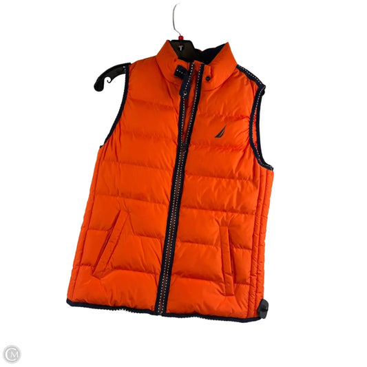 Vest Puffer & Quilted By Nautica In Orange, Size: Xs