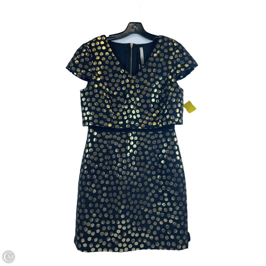 Dress Party Midi By Kensie In Black & Gold, Size: M