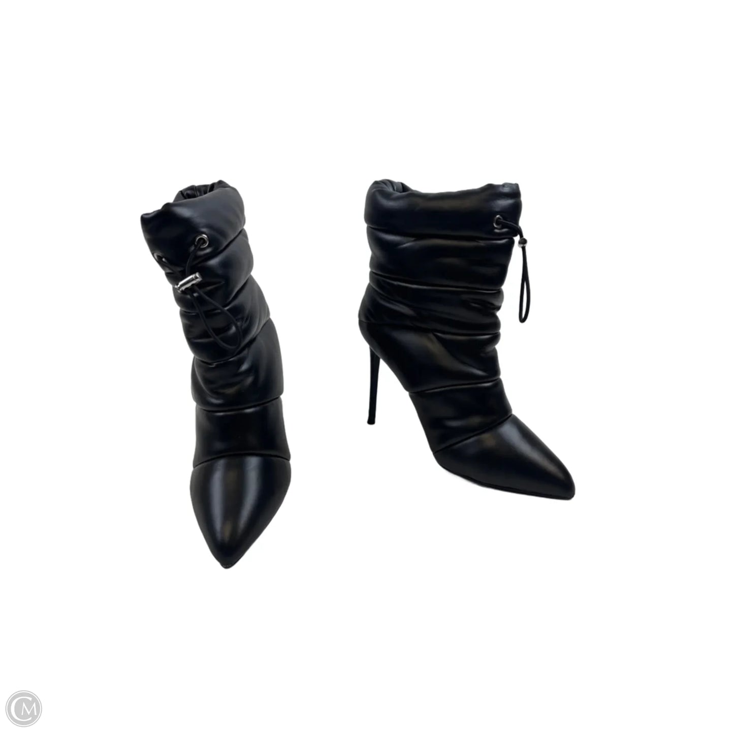 Boots Ankle Heels By Steve Madden In Black, Size: 7.5