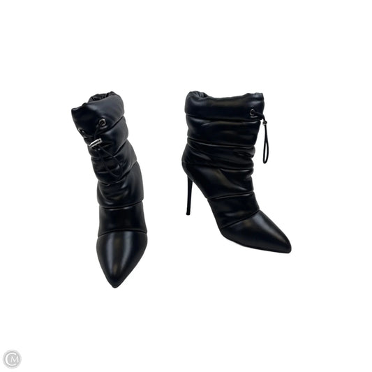 Boots Ankle Heels By Steve Madden In Black, Size: 7.5