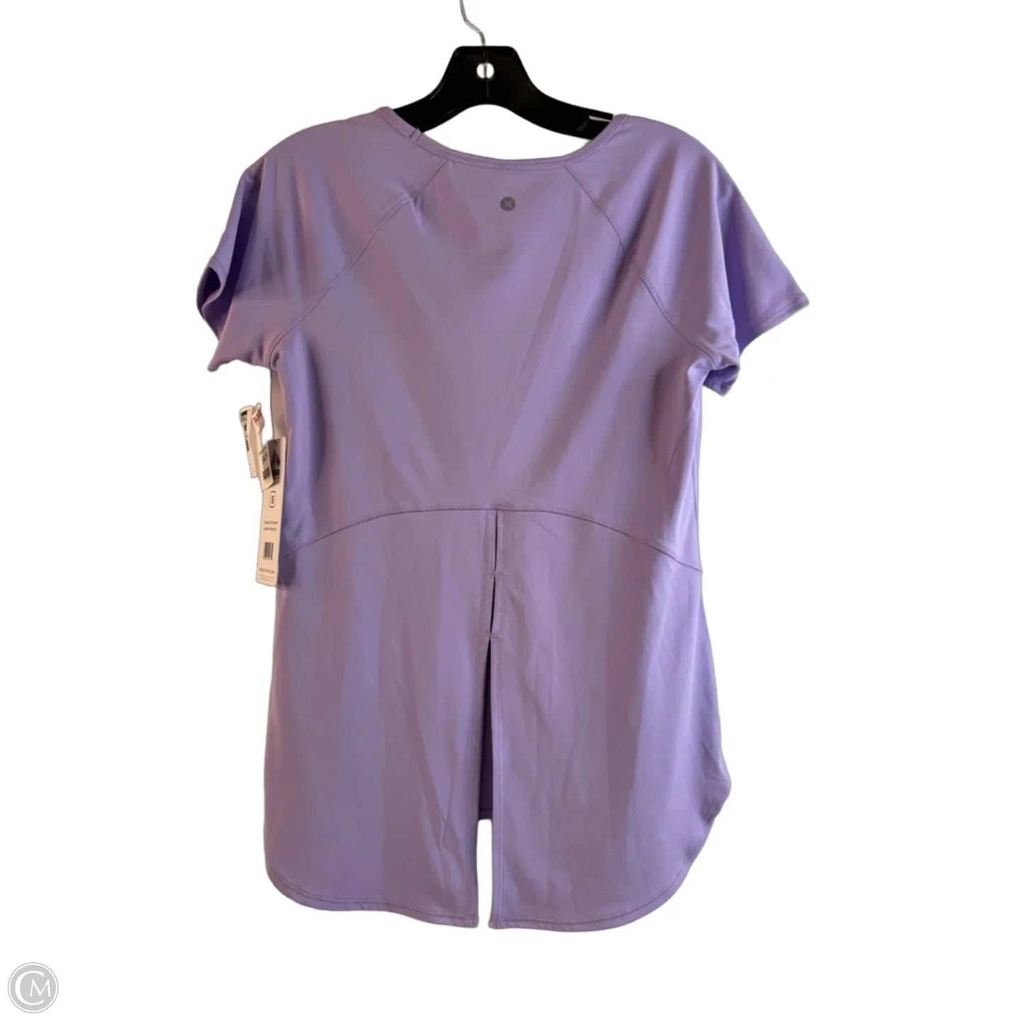 Athletic Top Short Sleeve By Rbx In Purple, Size: S