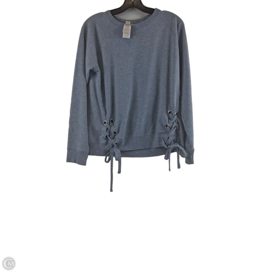 Top Long Sleeve By Michael By Michael Kors In Blue, Size: S