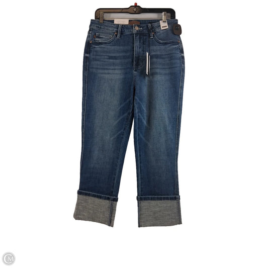 Jeans Cropped By Judy Blue In Blue Denim, Size: 6