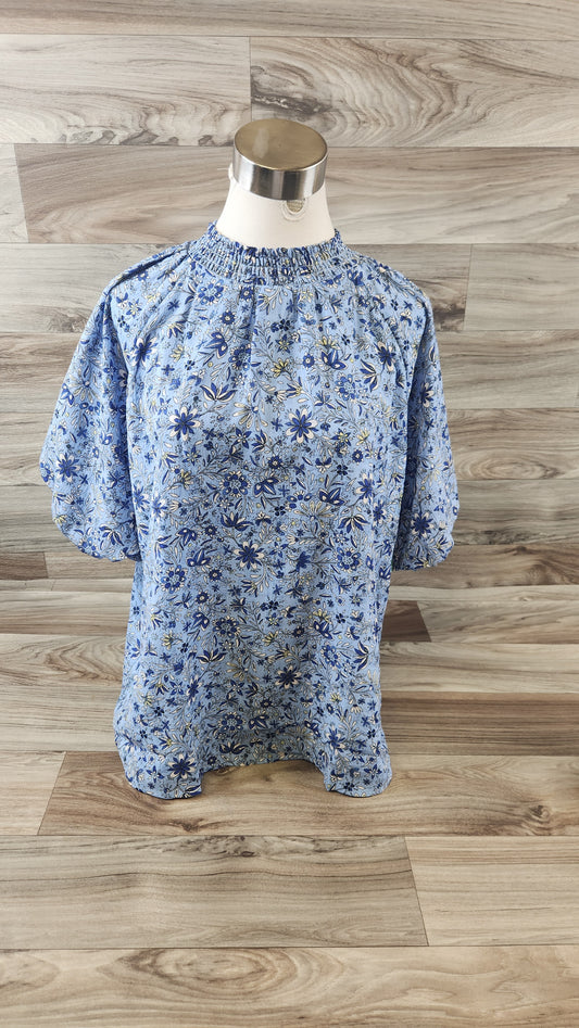 Top Short Sleeve By Loft  Size: Large