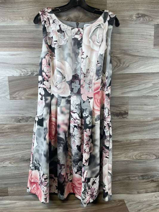 Dress Casual Midi By Calvin Klein  Size: Large