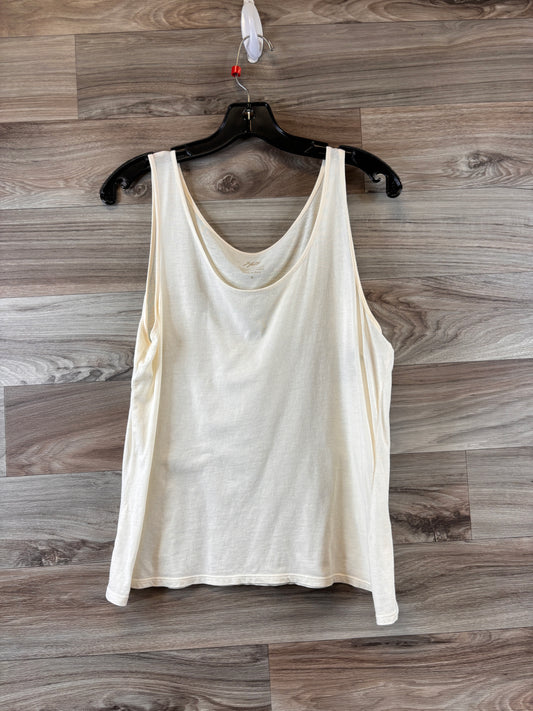 Ivory Tank Top J. Jill, Size M