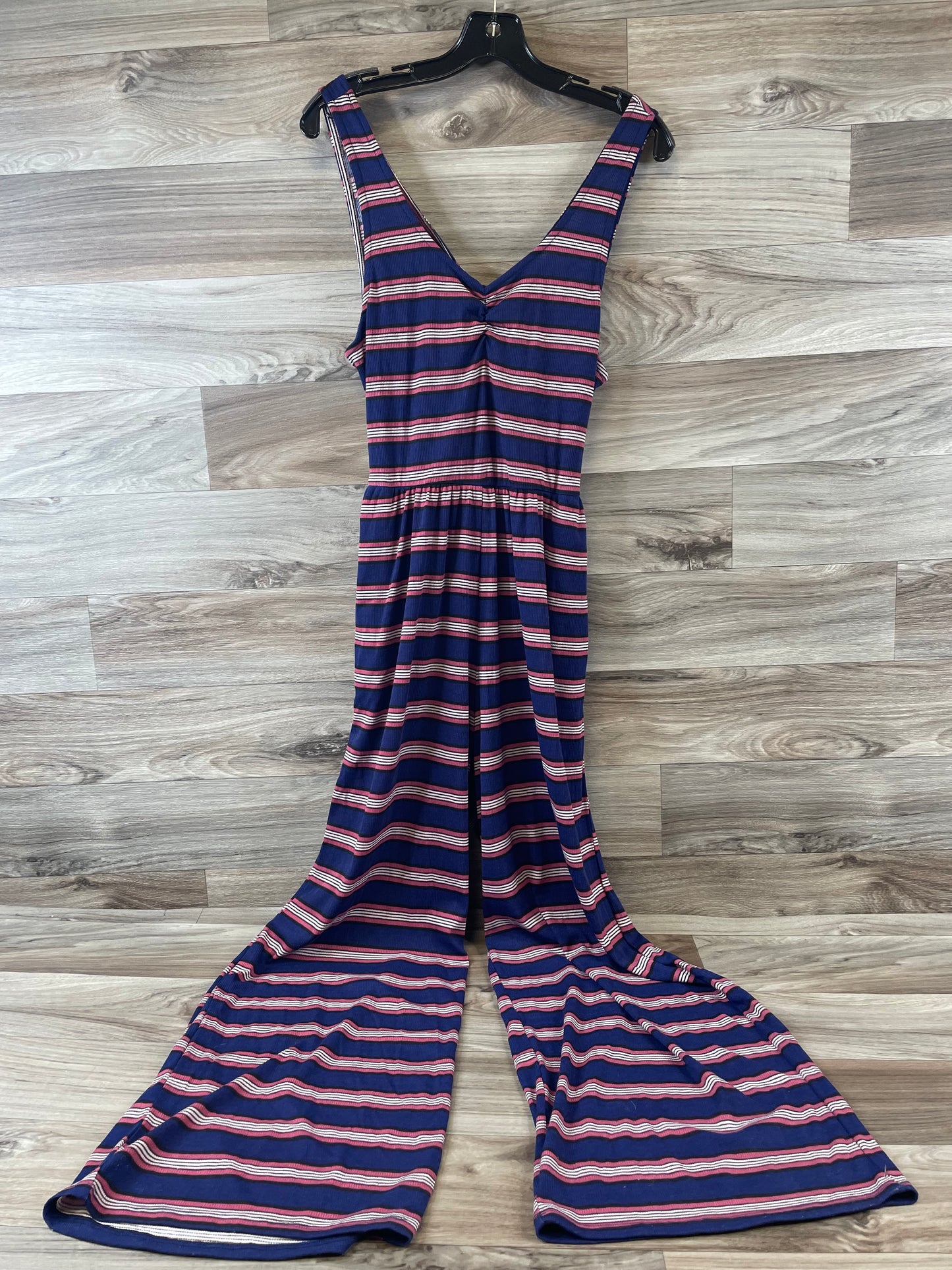 Striped Pattern Jumpsuit Clothes Mentor, Size Xxl