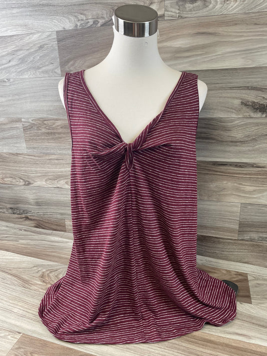 Striped Pattern Top Sleeveless Old Navy, Size Xl