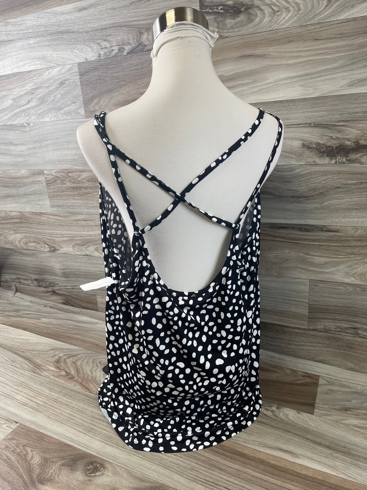 Polkadot Pattern Top Sleeveless Papermoon, Size 2x