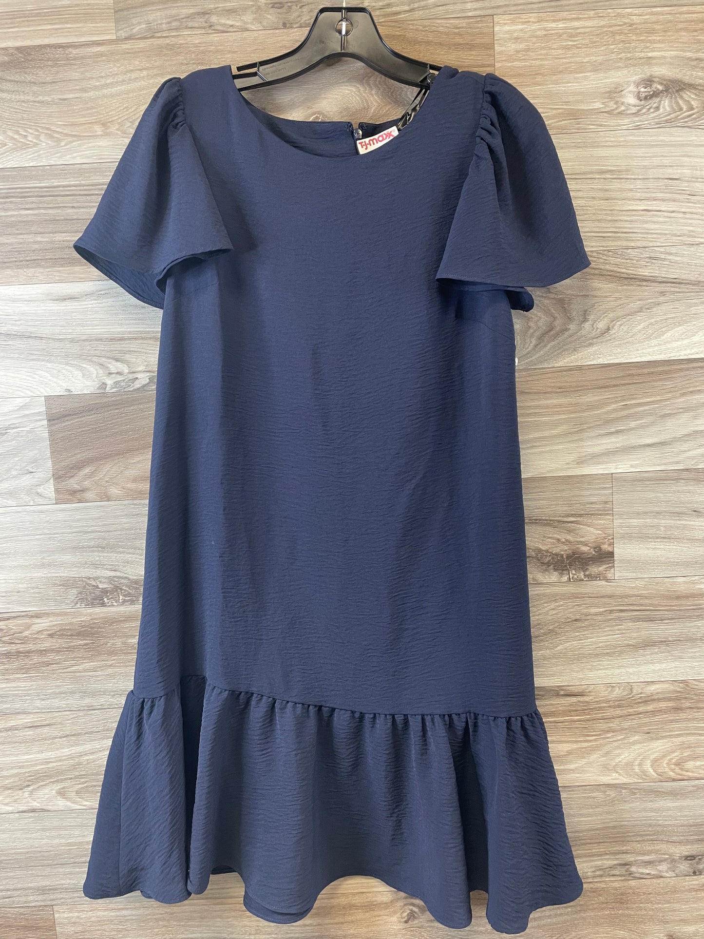 Navy Dress Casual Midi Dkny, Size M