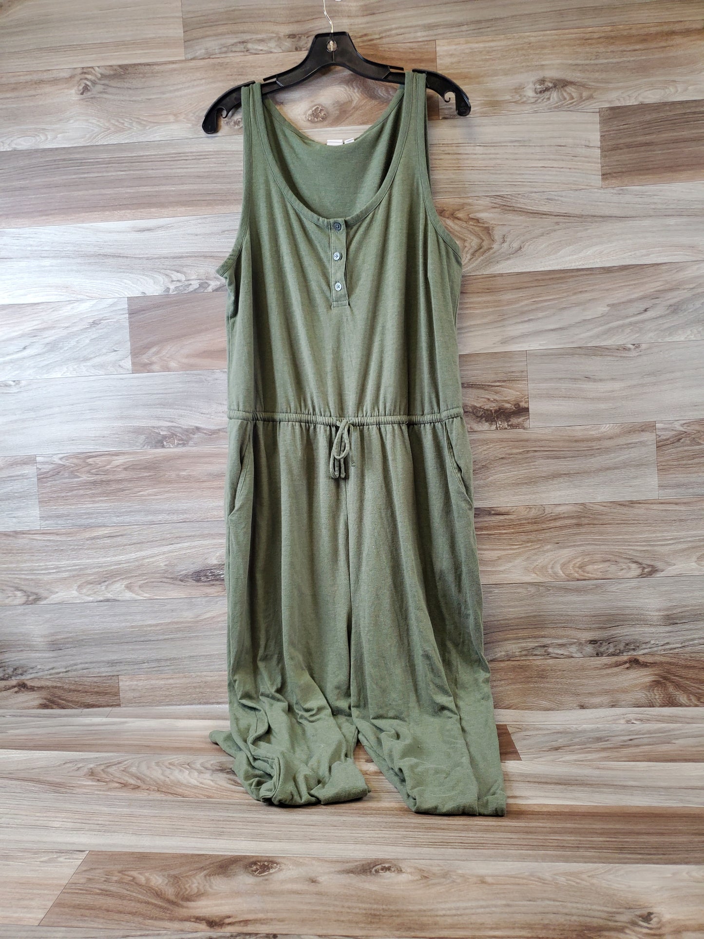 Jumpsuit By Gap In Green, Size: Xl