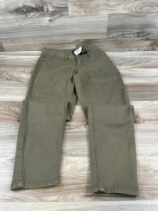 Jeans Straight By Ana In Green, Size: 10petite