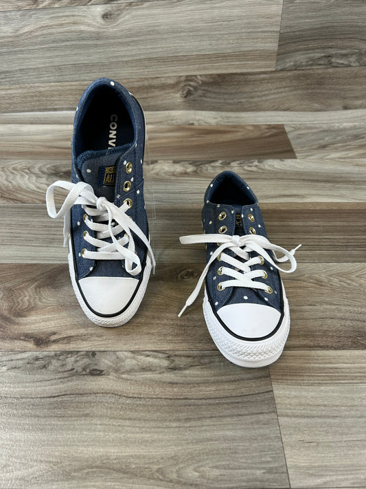 Shoes Sneakers By Converse In Blue & White, Size: 7