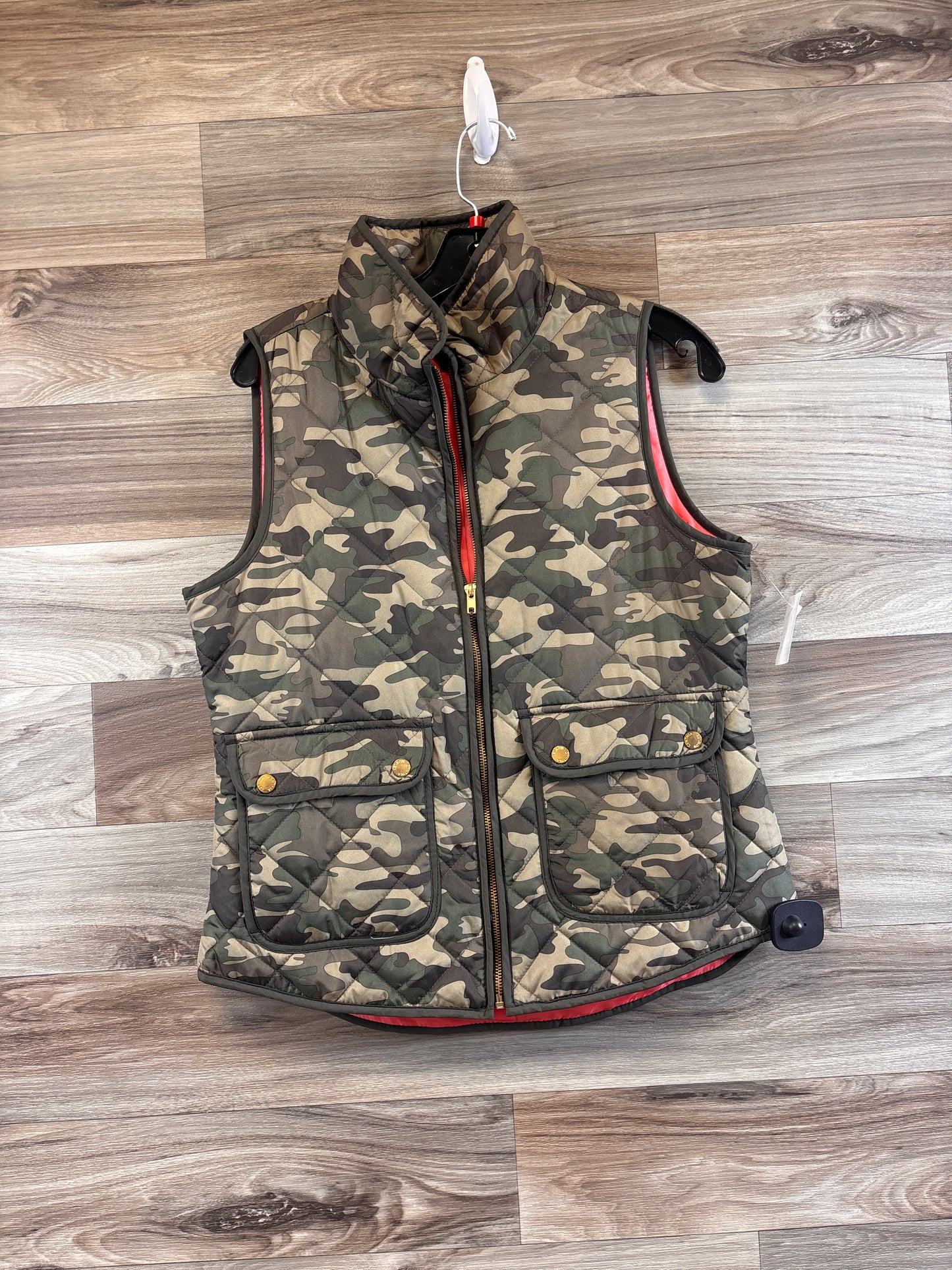 Vest Puffer & Quilted By Cynthia Rowley In Camouflage Print, Size: M