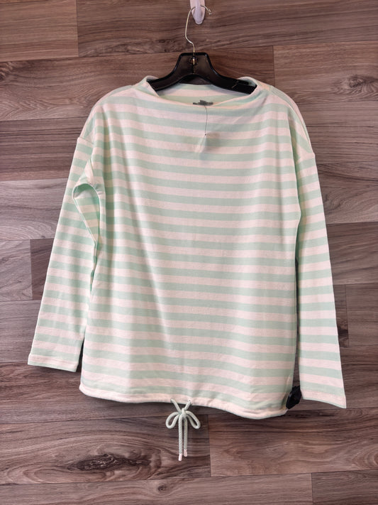 Top Long Sleeve By Talbots In Striped Pattern, Size: Xs