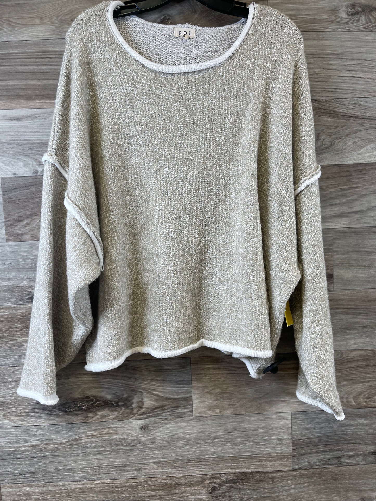 Sweater By Pol In Tan, Size: M