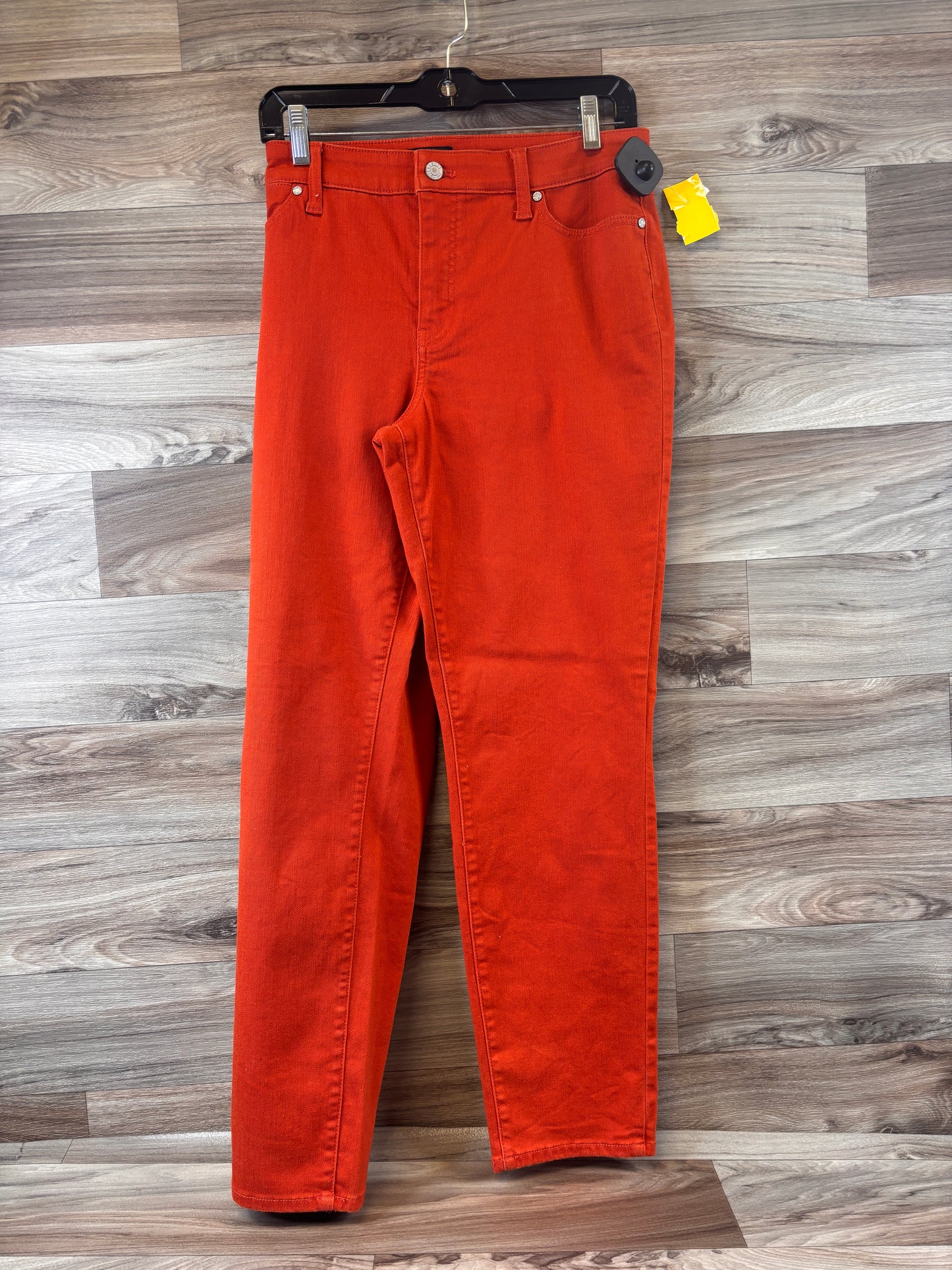 Jeans Straight By Talbots In Orange, Size: 10