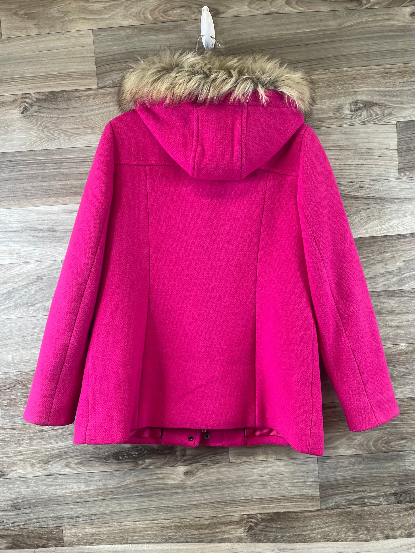 Coat Wool By Clothes Mentor In Pink, Size: Xs