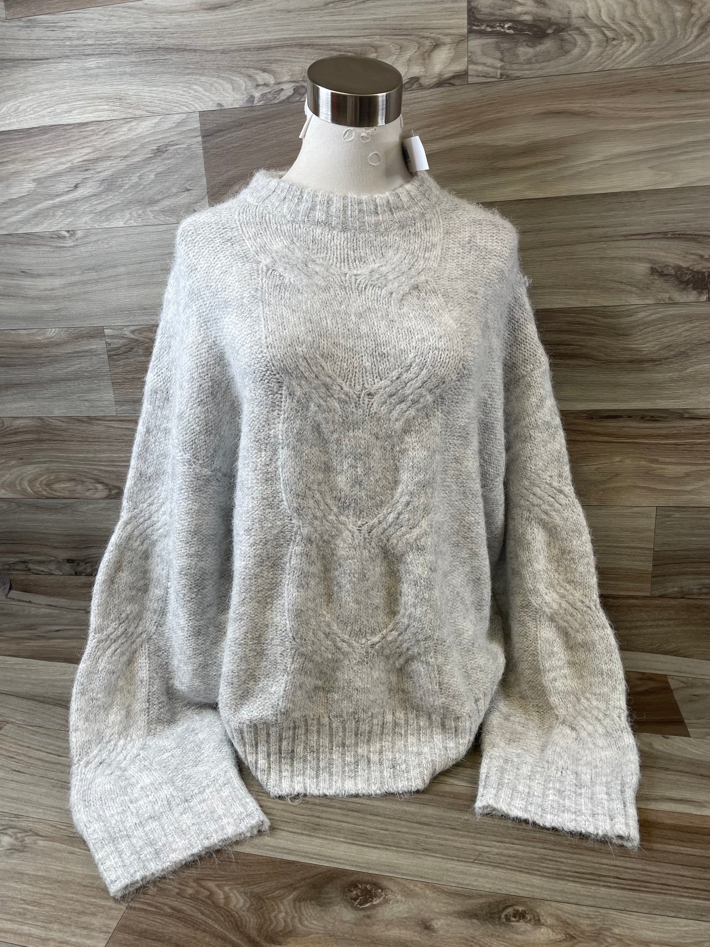 Sweater By Top Shop In Grey, Size: Xs