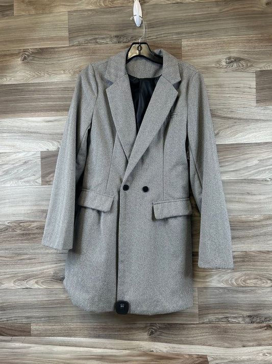 Blazer By Clothes Mentor In Grey, Size: L