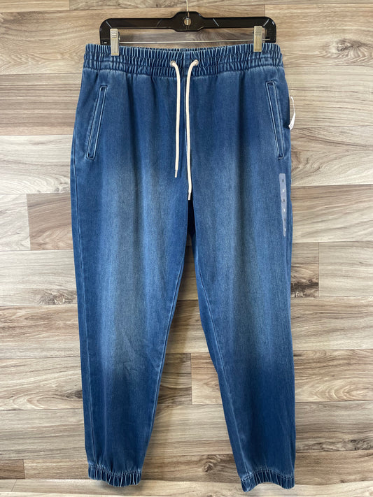 Jeans Straight By Gap In Blue Denim, Size: 8