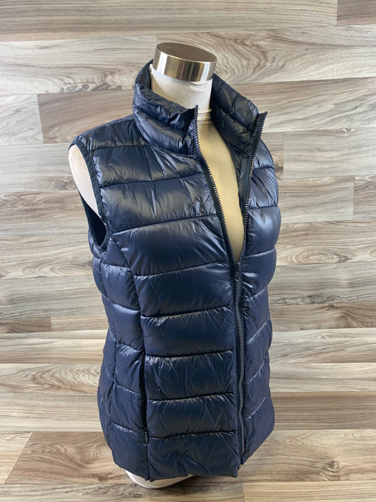 Vest Puffer & Quilted By Clothes Mentor In Navy, Size: S