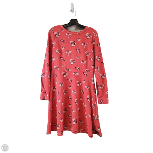 Dress Casual Midi By Loft In Orange, Size: S