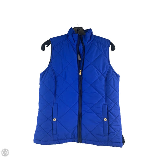 Vest Puffer & Quilted By Lauren By Ralph Lauren In Blue, Size: S
