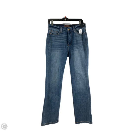 Jeans Straight By Judy Blue In Blue Denim, Size: 6