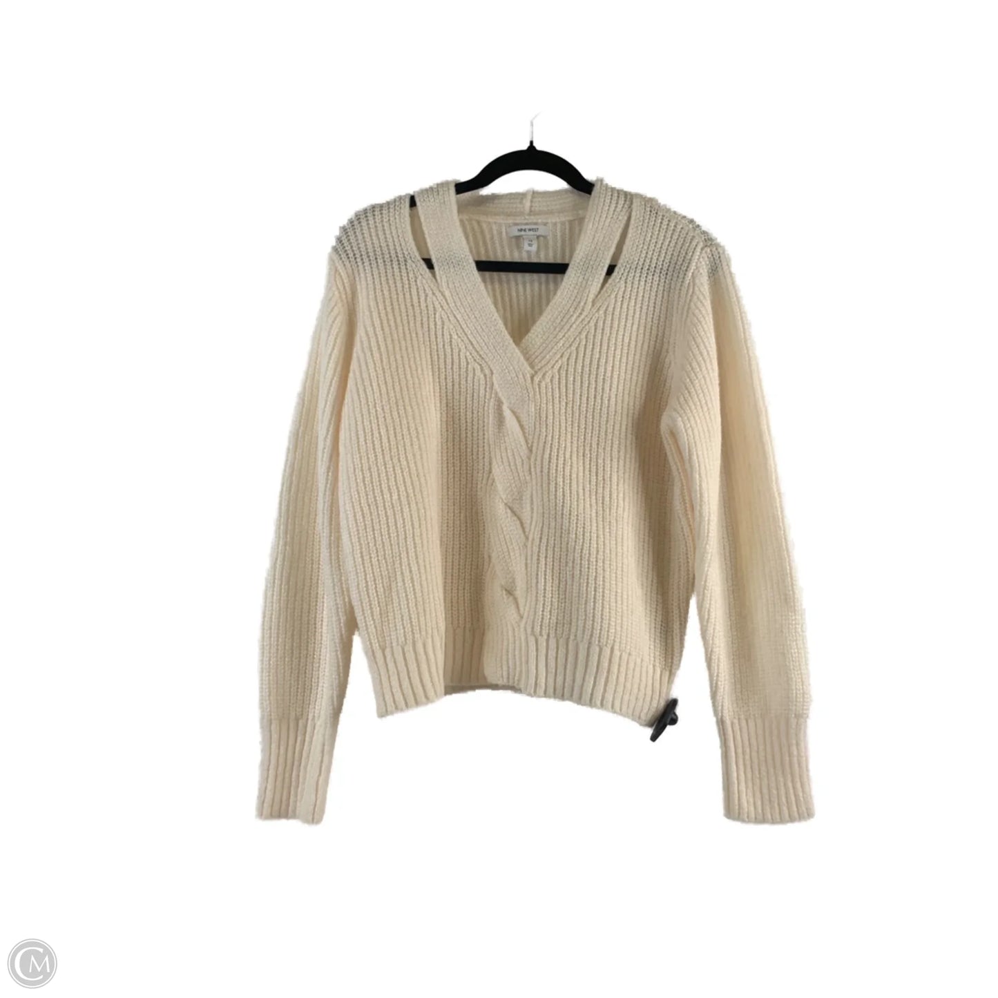 Sweater By Nine West Apparel In White, Size: M