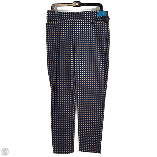 Pants Dress By Chicos In Blue & Brown, Size: 10