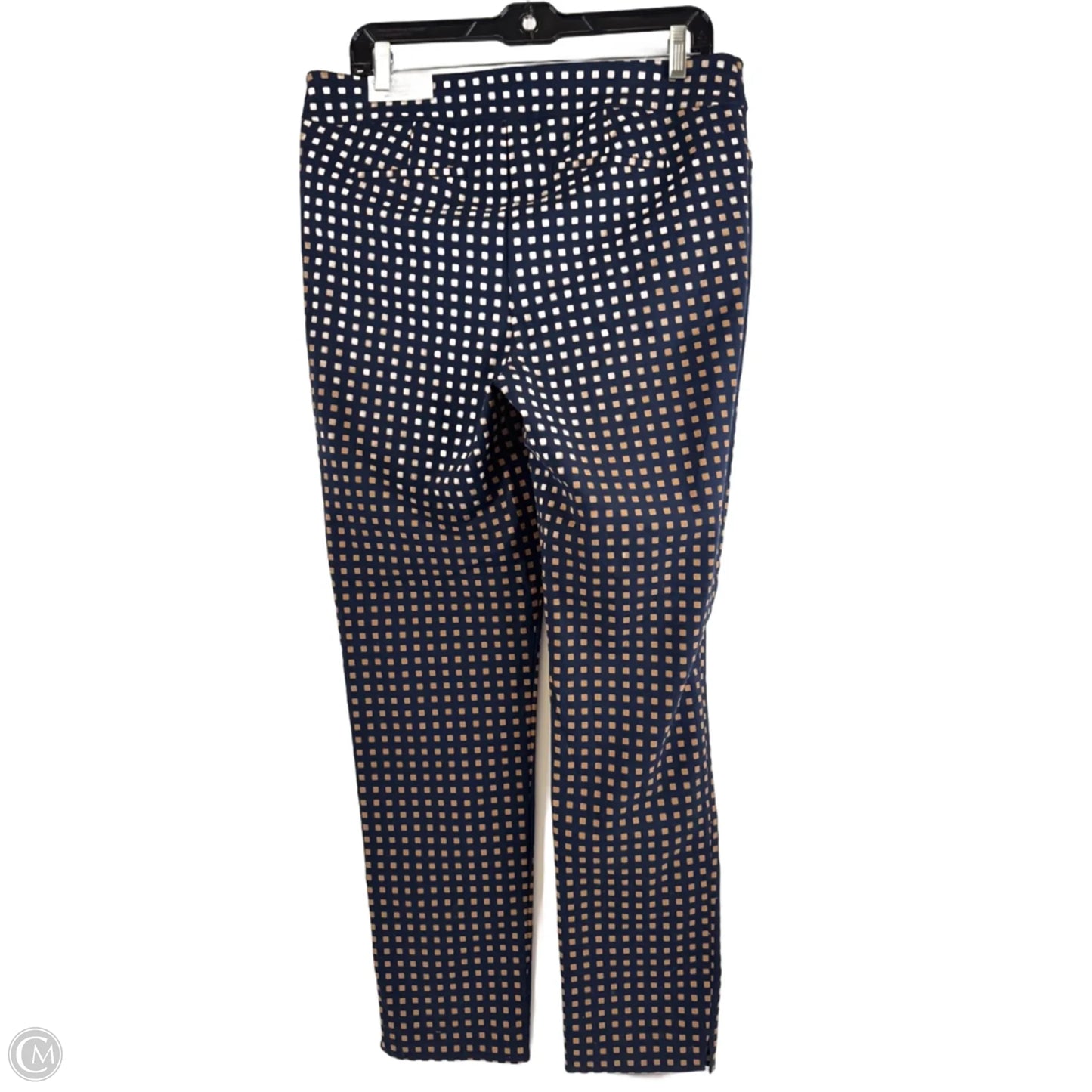 Pants Dress By Chicos In Blue & Brown, Size: 10