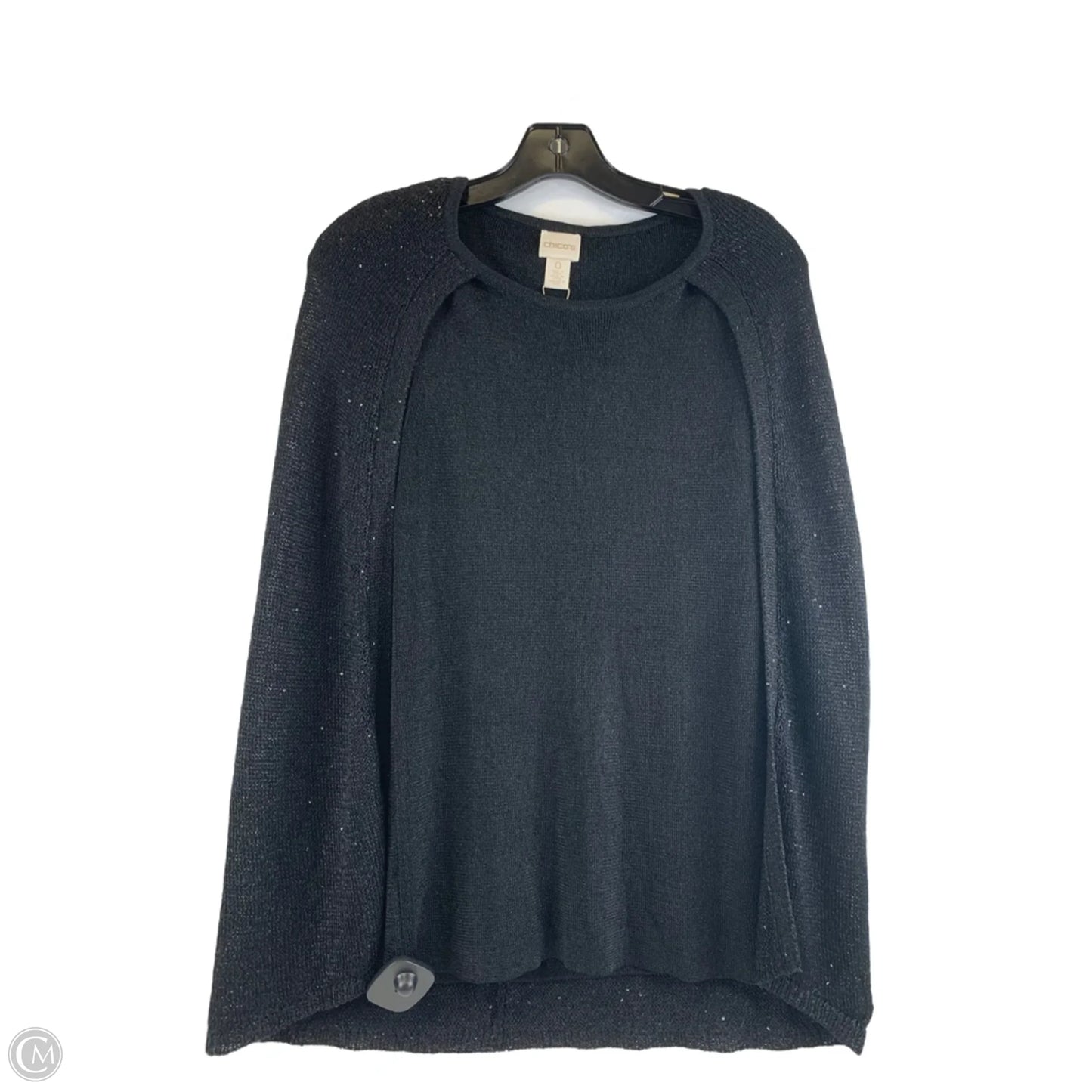Top Sleeveless By Chicos In Black, Size: S