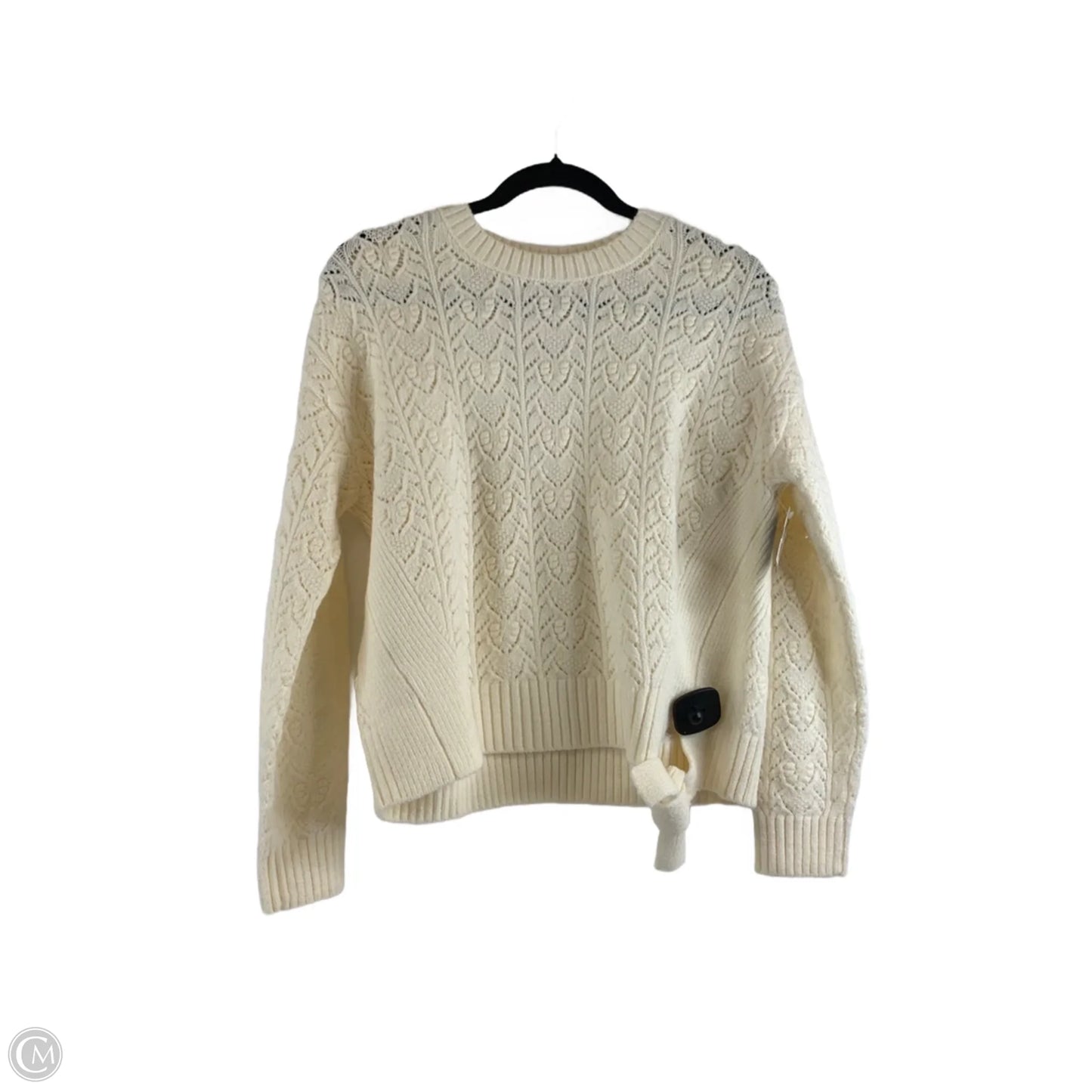 Sweater By Loft In Cream, Size: S