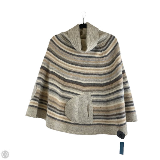 Poncho By Gap In Striped Pattern, Size: M