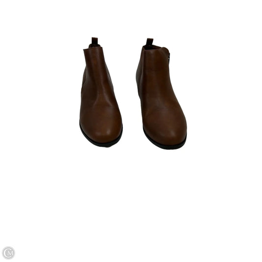 Boots Ankle Heels By Sonoma In Brown, Size: 10