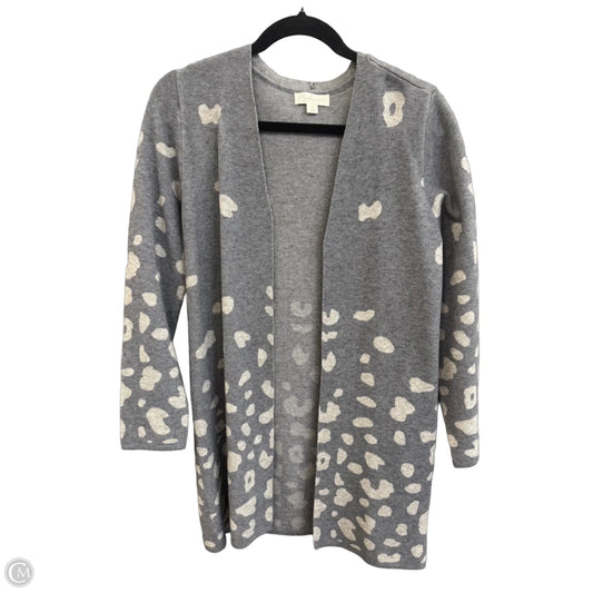 Sweater Cardigan By Clothes Mentor In Grey, Size: Xs