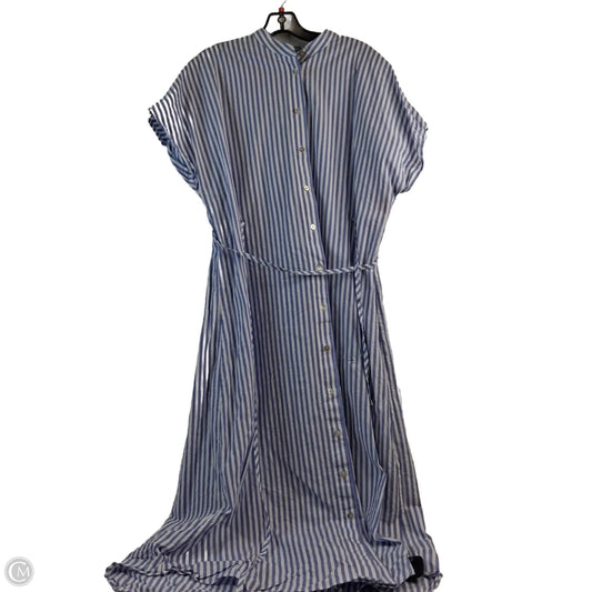 Dress Casual Maxi By Zara In Striped Pattern, Size: S