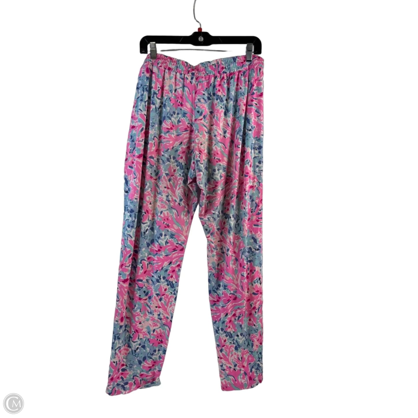Pants Designer By Lilly Pulitzer In Blue & Pink, Size: Xl