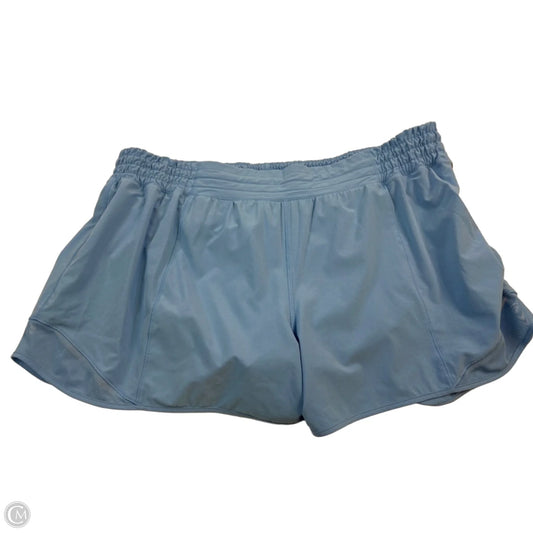Athletic Shorts By Lululemon In Blue, Size: 16