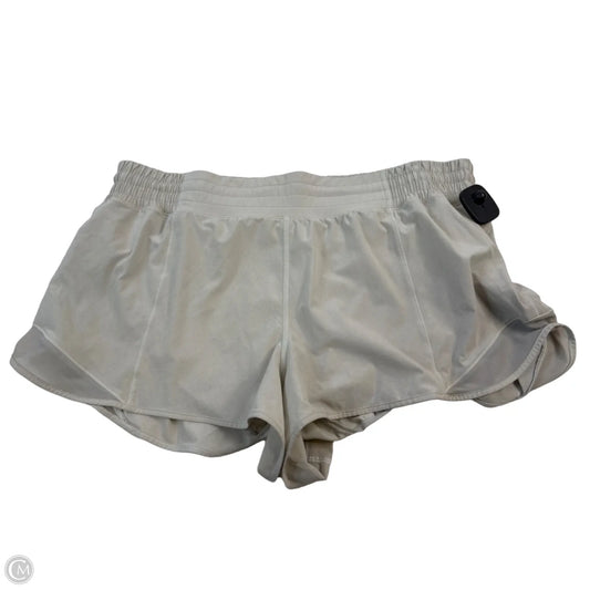 Athletic Shorts By Lululemon In Tan, Size: 16