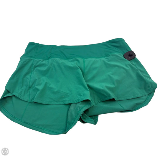 Athletic Shorts By Lululemon In Green, Size: 16
