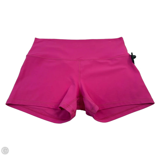 Athletic Shorts By Lululemon In Pink, Size: 16
