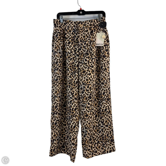 Pants Wide Leg By Clothes Mentor In Animal Print, Size: 12