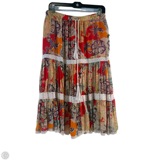 Skirt Midi By Clothes Mentor In Multi-colored, Size: 4