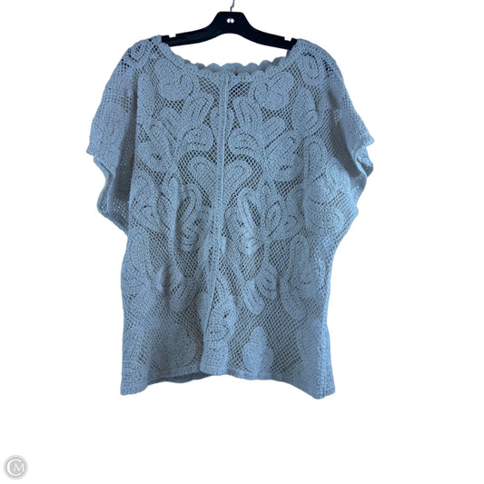 Top Short Sleeve By Clothes Mentor In Tan, Size: L