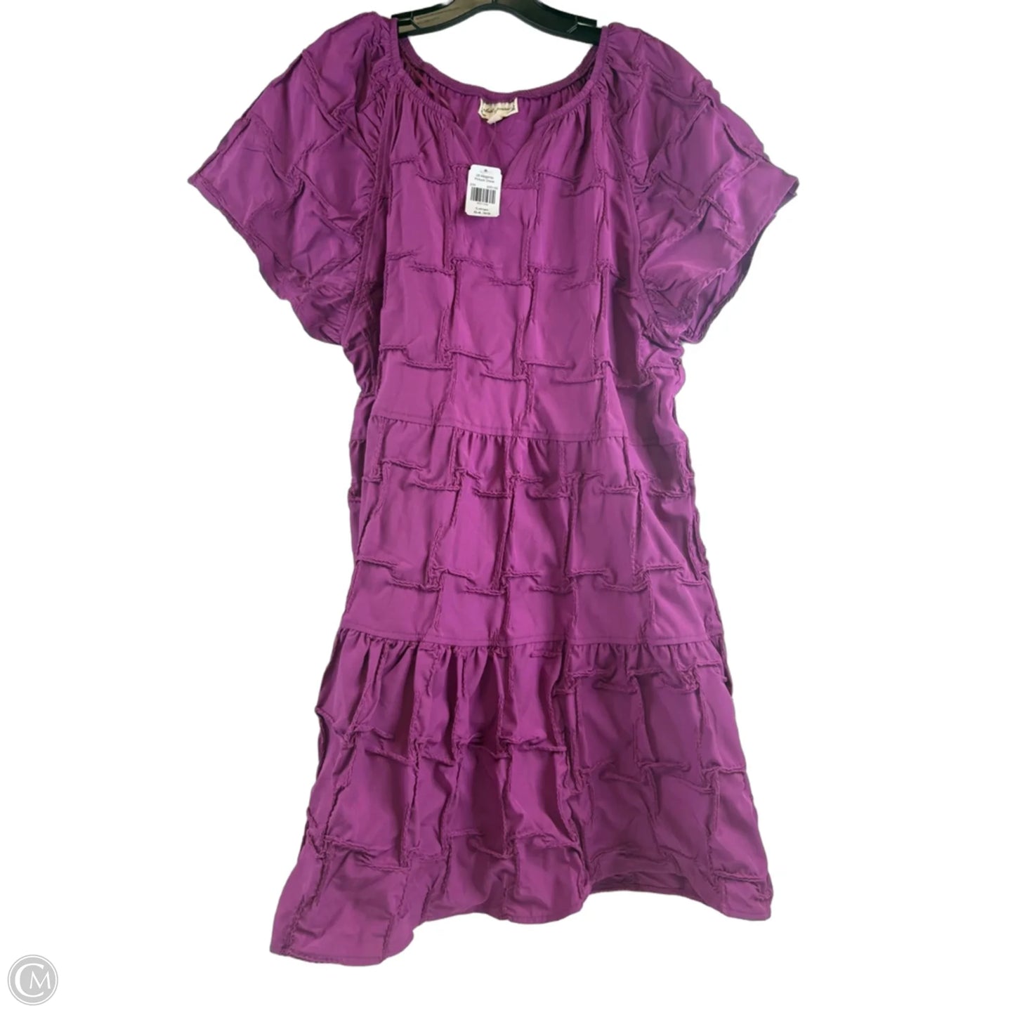 Dress Casual Midi By Clothes Mentor In Purple, Size: L